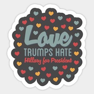 Love Trumps Hate Sticker